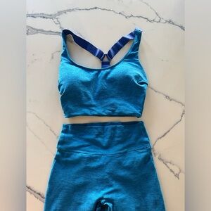 Bombshell sportswear blue set